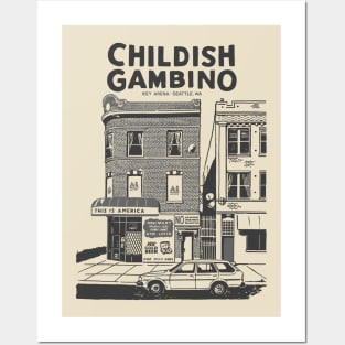 Gambino , Seattle WA Posters and Art